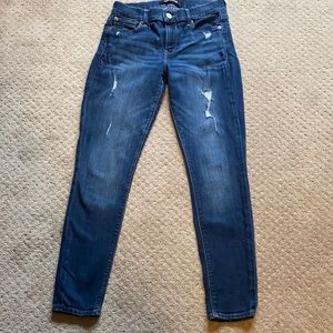 Express legging jeans. Stretch. Mid Rise. Size 2S. Good condition.